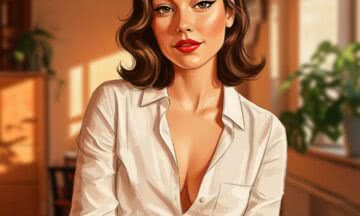 Classic Red Lip – Kocie oko z eyelinerem i jaskrawoczerwone usta