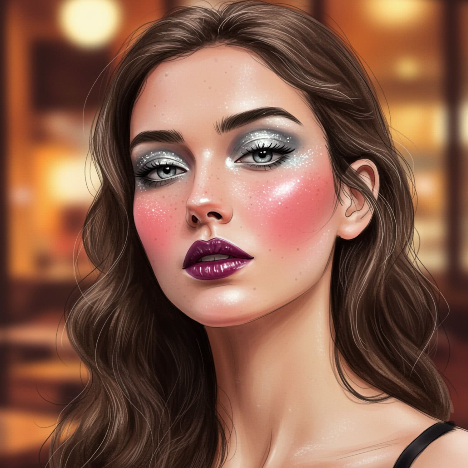 Cool shimmer i berry lips – francuski styl z jagodowymi ustami