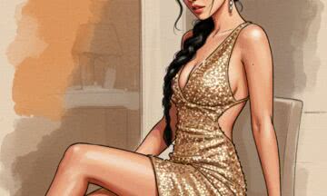 Glamorous party dress – sekret zmysłowej elegancji