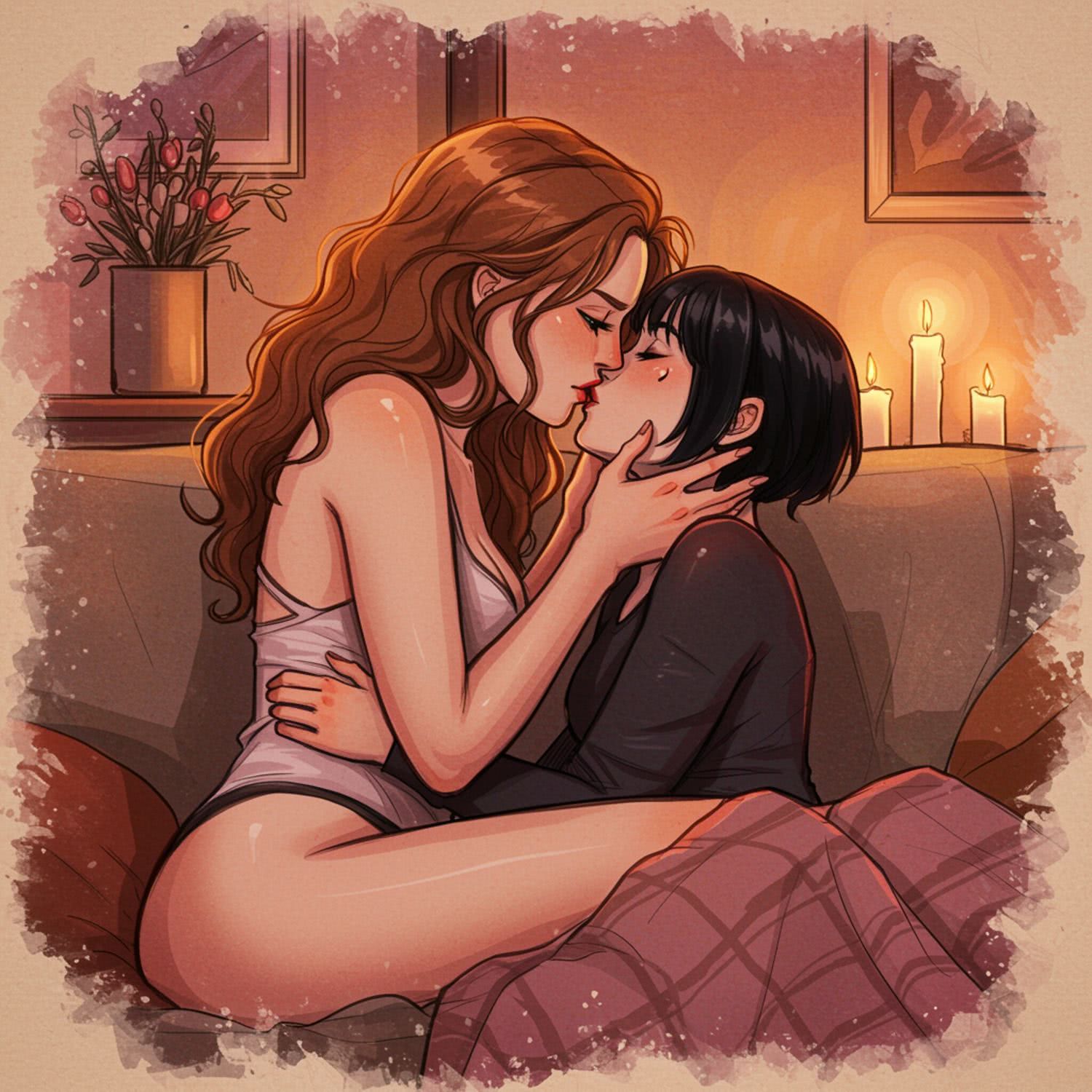 Seks Lesbijski: Wzajemne Pieszczoty i Iskry Namiętności