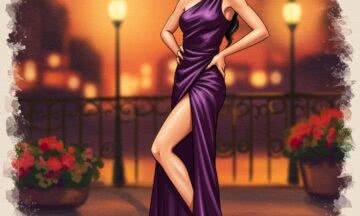 One-shoulder maxi dress – elegancja i zmysłowość