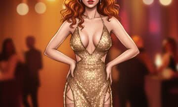 Odkryj czar **glamorous party dress** – krótka sukienka pełna blasku i zmysłowości