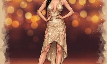 Odkryj czar krótkiej sukienki glamorous party dress – blask zmysłowości i stylu
