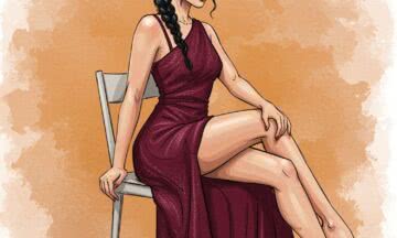 One-shoulder maxi dress – elegancja i zmysłowość w bordowym blasku