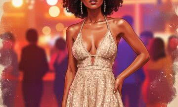 Odkryj czar sukienki glamorous party dress – idealnej na nocne szaleństwa
