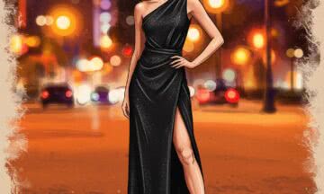 One-shoulder maxi dress – elegancja z nutą zmysłowości