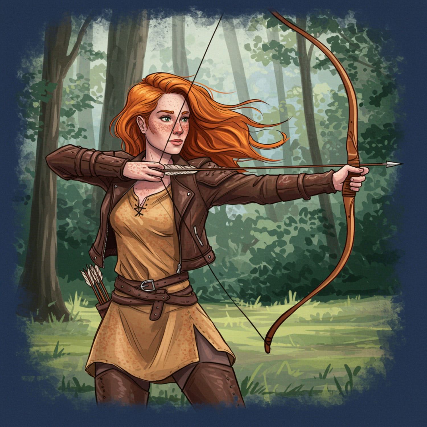 Rudowłosa wojowniczka – moja pasja do łuku i historycznych przygód
