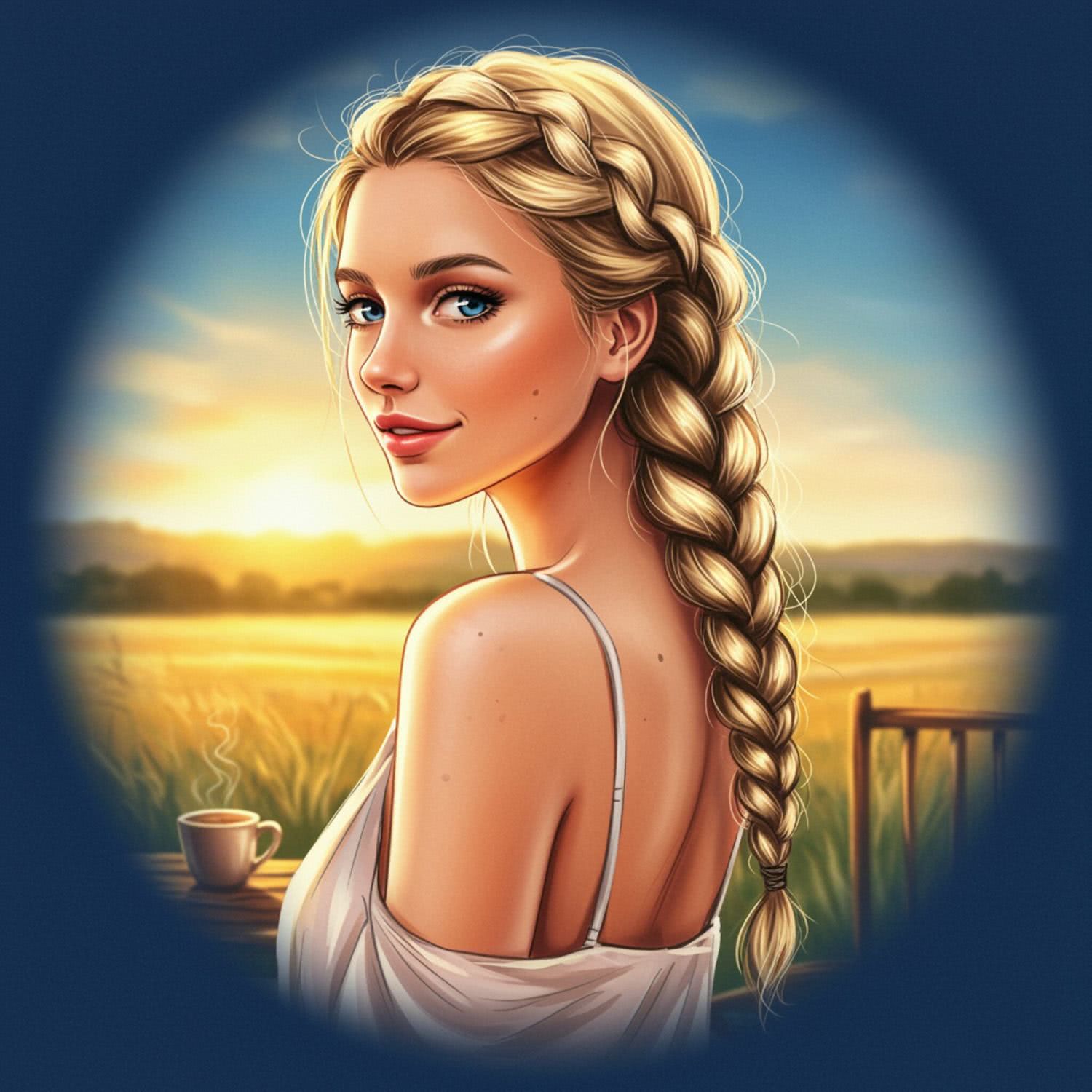 Blond włosy – French Braid jako codzienny must-have