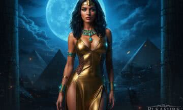 Aisha – egipska bogini w złotej skórze i turkusach